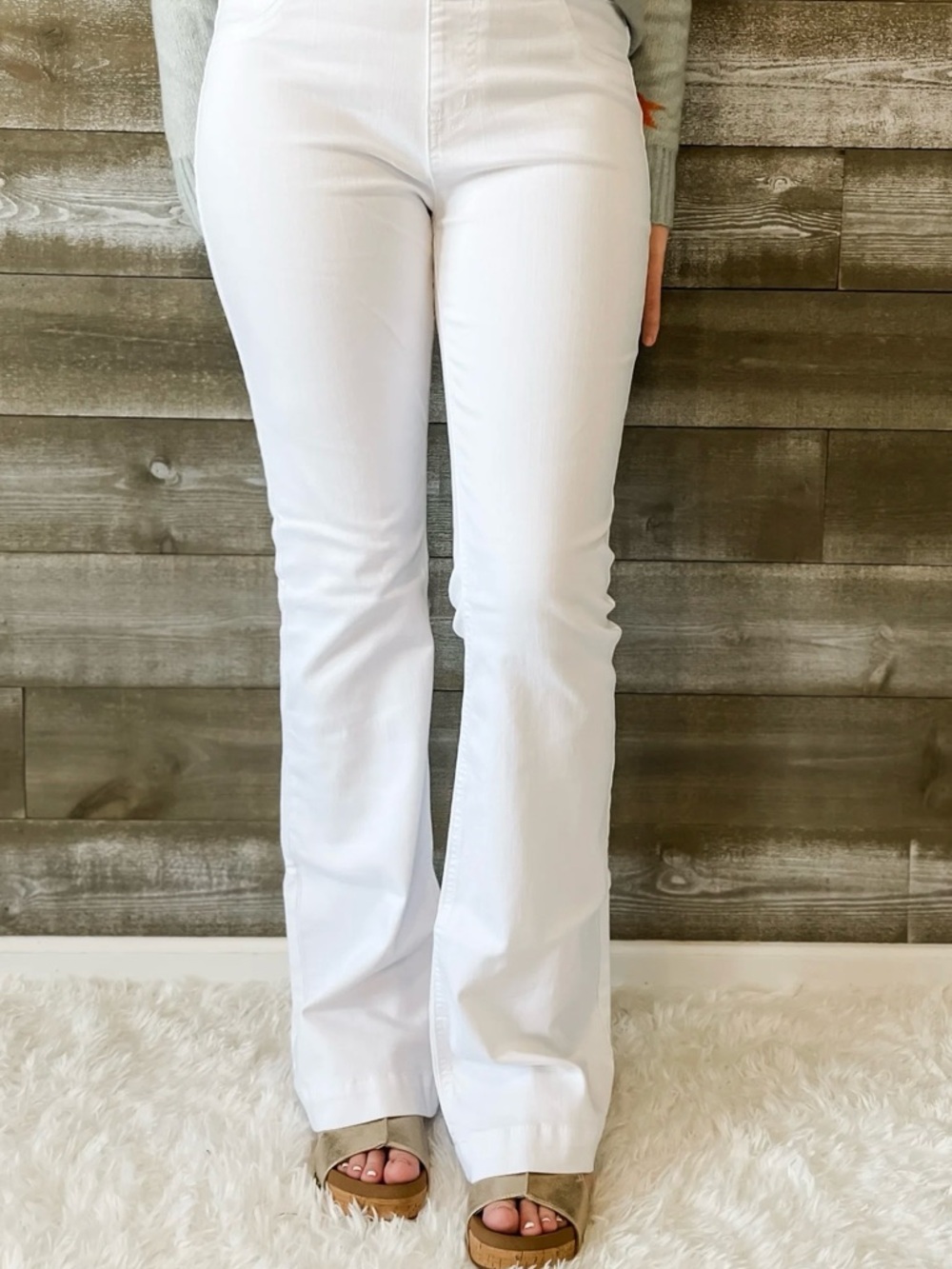 Cello White Flare Jeans